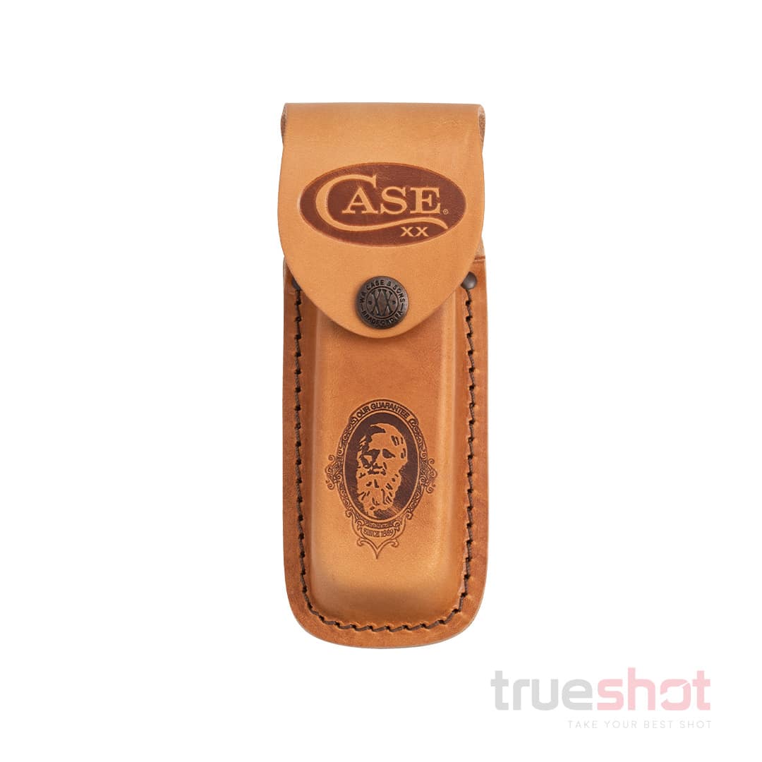 09027 Leather Sheath Light Brown Job Case