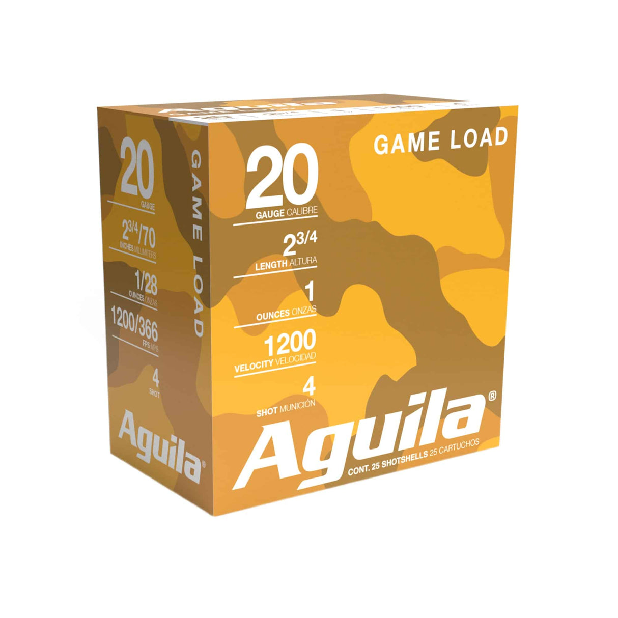 Aguila - 20 Gauge - #4 Shot - 3.0" - 1 oz. - 1220 FPS