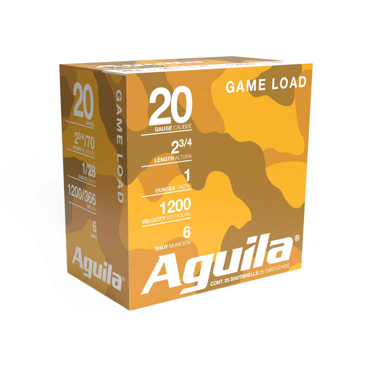 Aguila - 20 Gauge - #6 Shot - 3.0" - 1 oz. - 1220 FPS