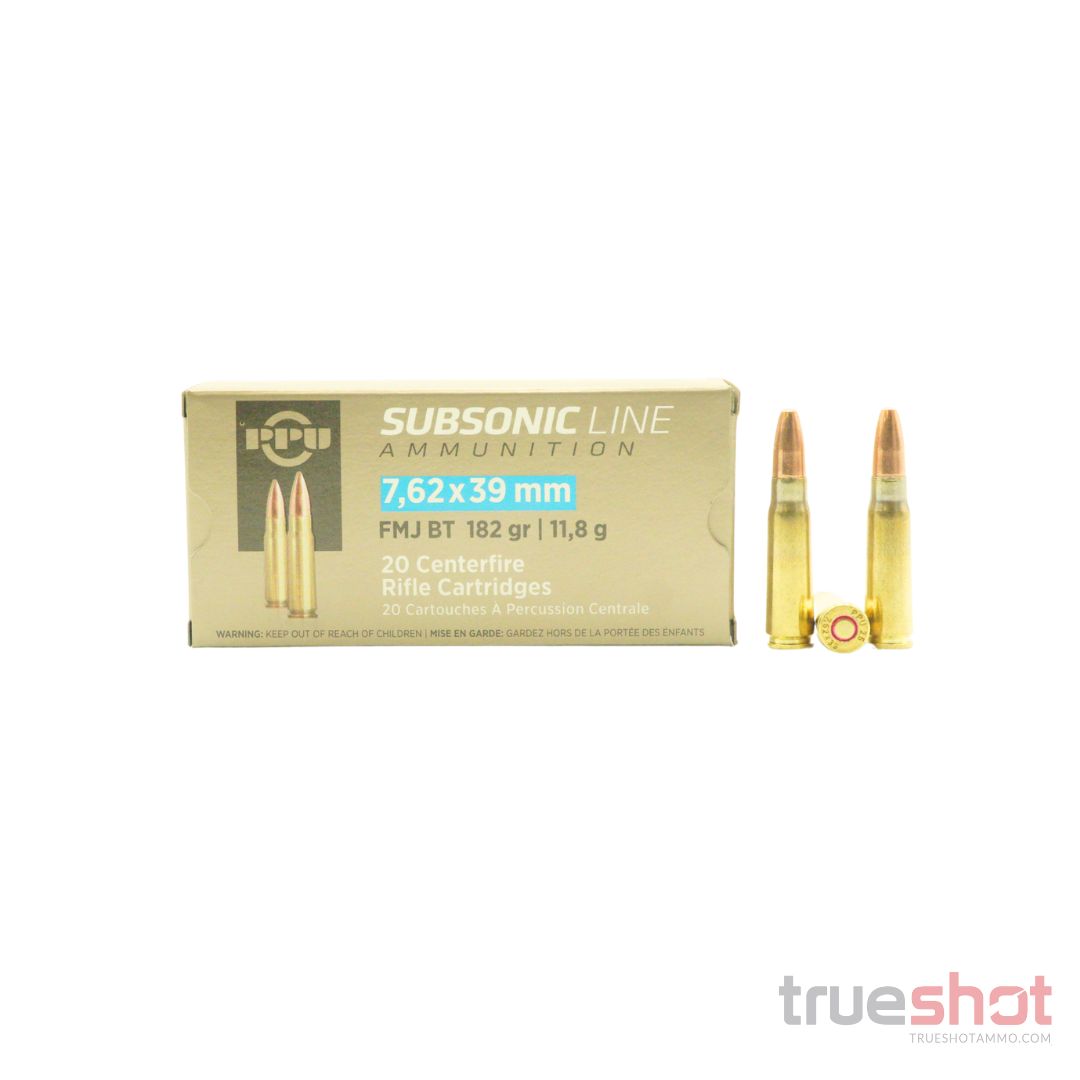 Prvi Partizan (PPU) - 7.62x39 - Subsonic - 182 Grain - FMJBT