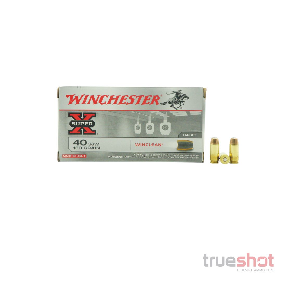 Winchester - WinClean - 40 S&W - 180 Grain - FMJ