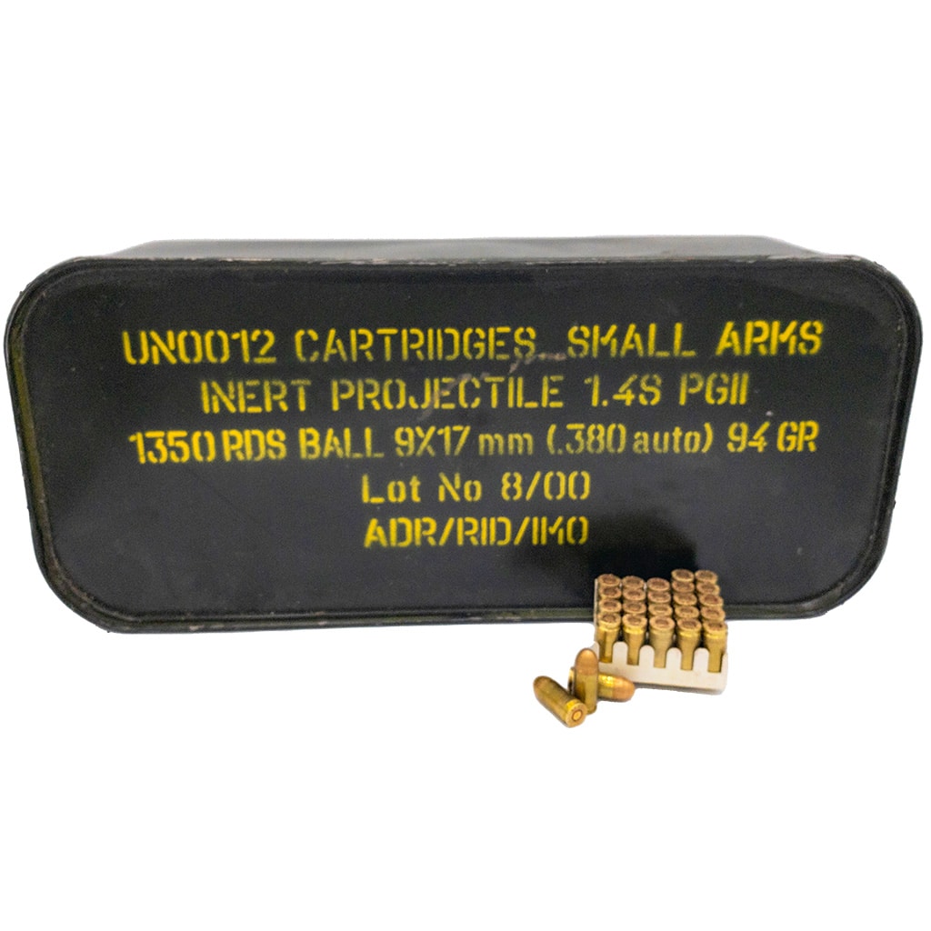 Military Surplus - Romanian - 380 Auto - 94 Grain - FMJ