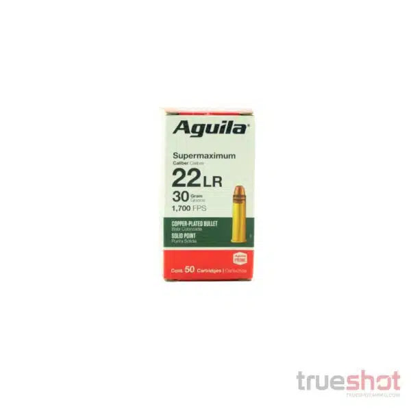 Aguila - Super Max - 22 Long Rifle - 30 Grain - CPSP