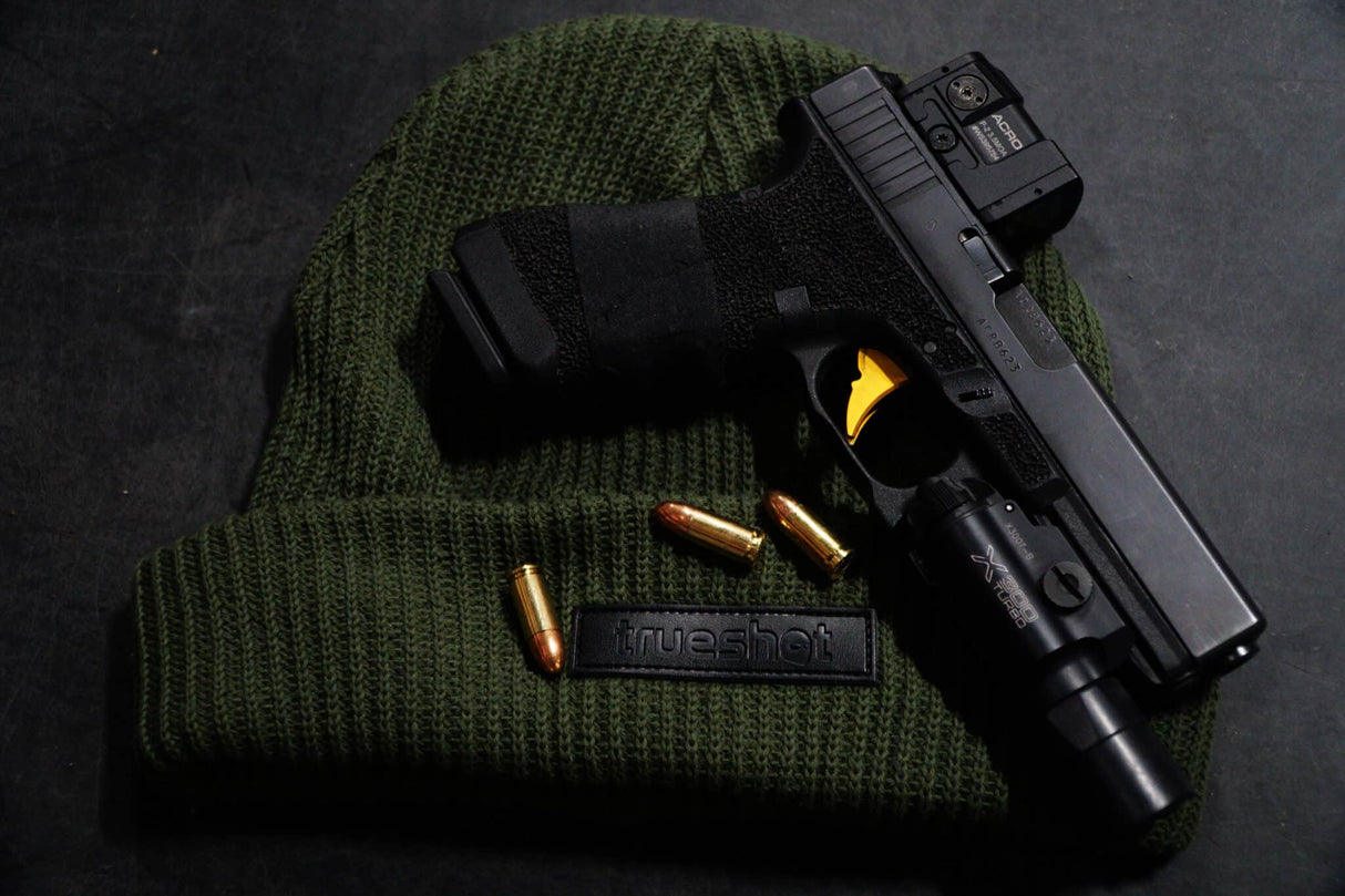 True Shot x Allied Threads Co. - Raid Beanie - OD Green - Beanie