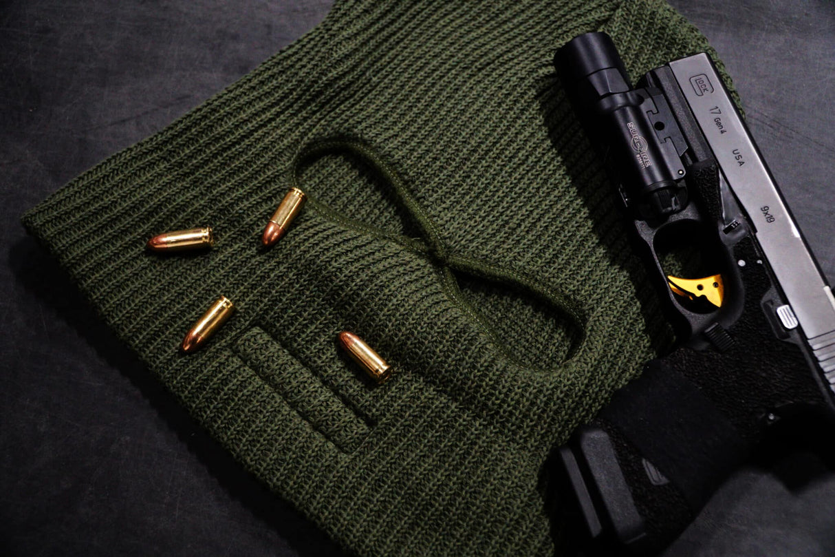 True Shot x Allied Threads Co. - Raid Beanie - OD Green - Beanie