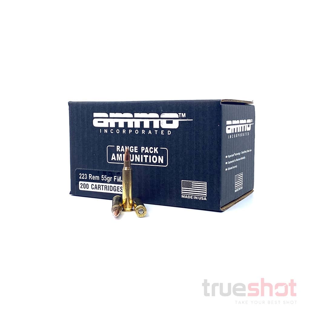 Ammo inc range pack 223 Rem 55 Grain 200 Rounds