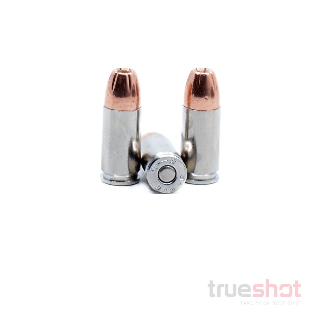 Atomic Ammo - 9mm +P - 124 Grain - Bonded Match Tip - HP