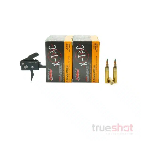 BUNDLE DEAL: Blackout Defense Zero 3 lb Single Stage Hybrid Curve AR-15 Trigger and 200 Rounds of Ammo
