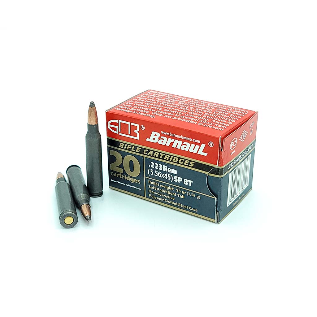Barnaul Ammunition - 223 Rem - 55 Grain - SPBT