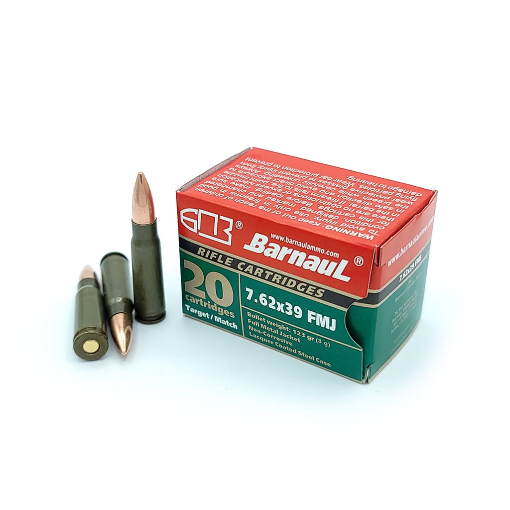 Barnaul Ammunition - 7.62x39 - 123 Grain - FMJ