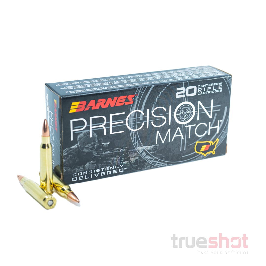 Barnes Precision Match 5.56 NATO, 69 Grain, OTM-BT
