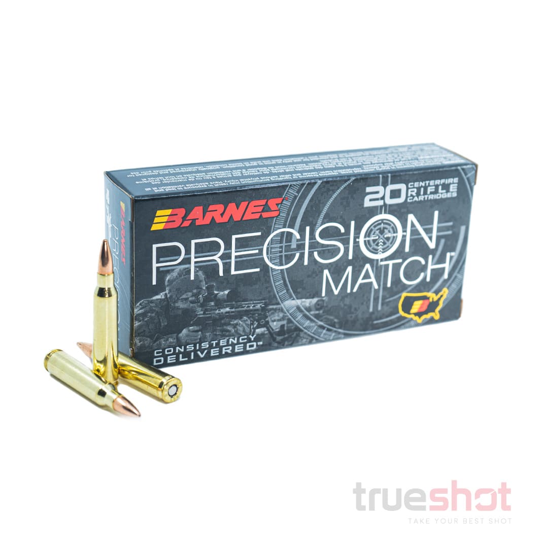Barnes Precision Match 5.56 NATO, 85 Grain, OTM-BT