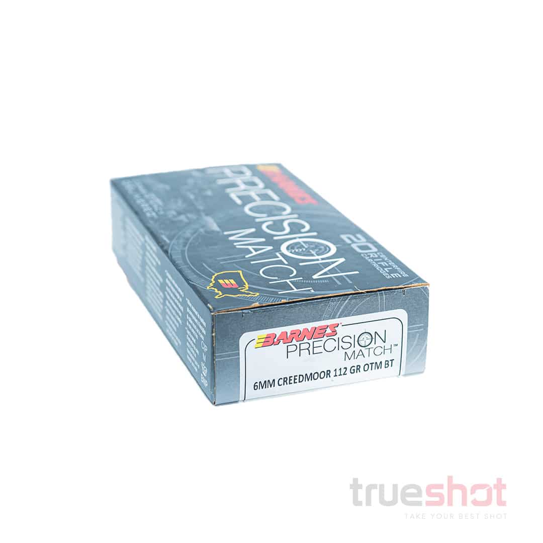 Barnes Precision Match 6mm Creedmoor, 112 Grain, Match Burner OTM-BT