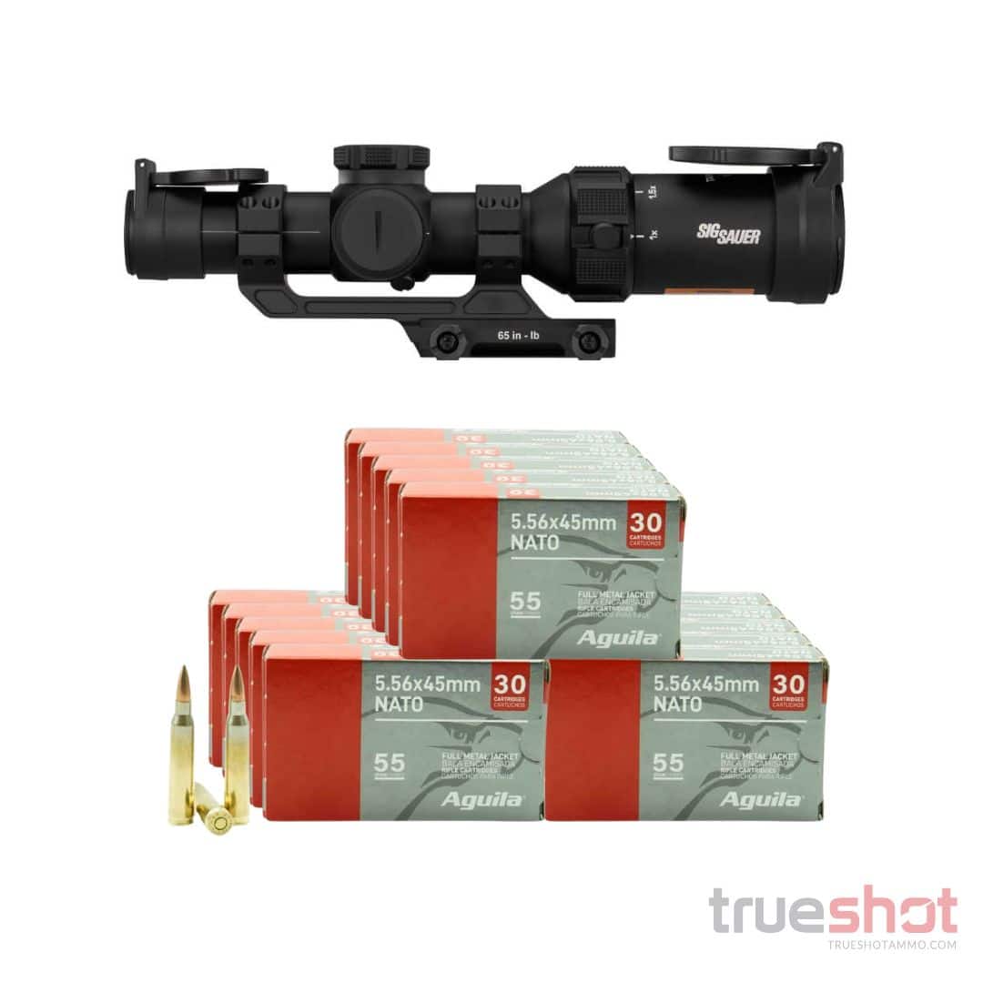 Bundle Deal: Sig Sauer - Tango-MSR Compact - 1-8X24mm and 300 Rounds of Ammo