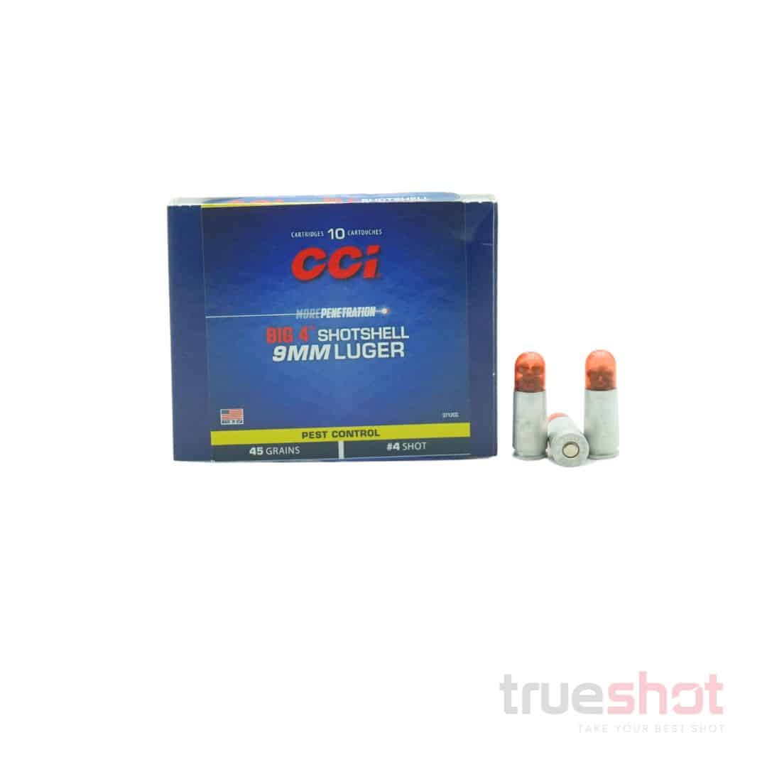 CCI - Big 4 Pest Control - 9mm - 45 Grain - #4 Shot