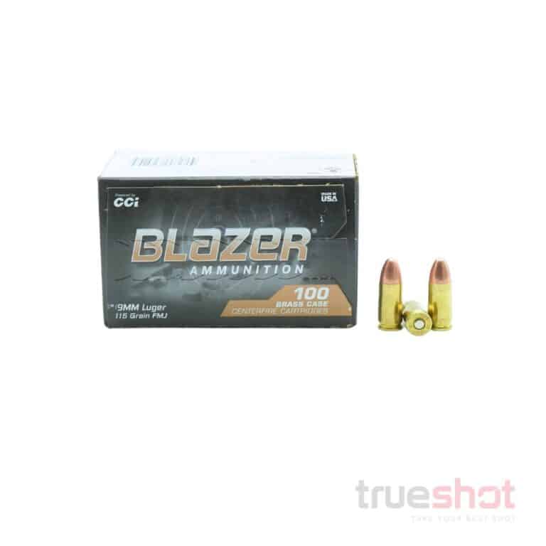 CCI &ndash; Blazer &ndash; 9mm &ndash; 115 Grain &ndash; FMJ &ndash; Bulk Pack