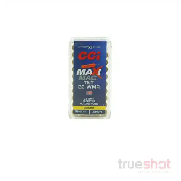 CCI - Maxi-Mag TNT - 22 WMR - 30 Grain - JHP