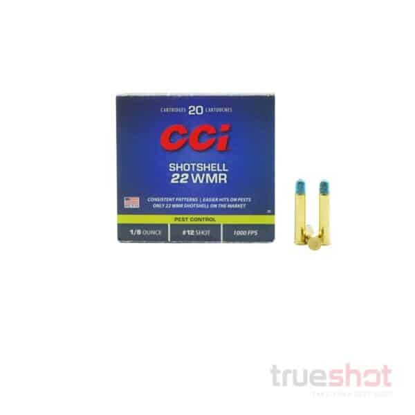 CCI - Pest Control - 22 WMR - #12 Shot - 1/8 oz. - 1000 FPS