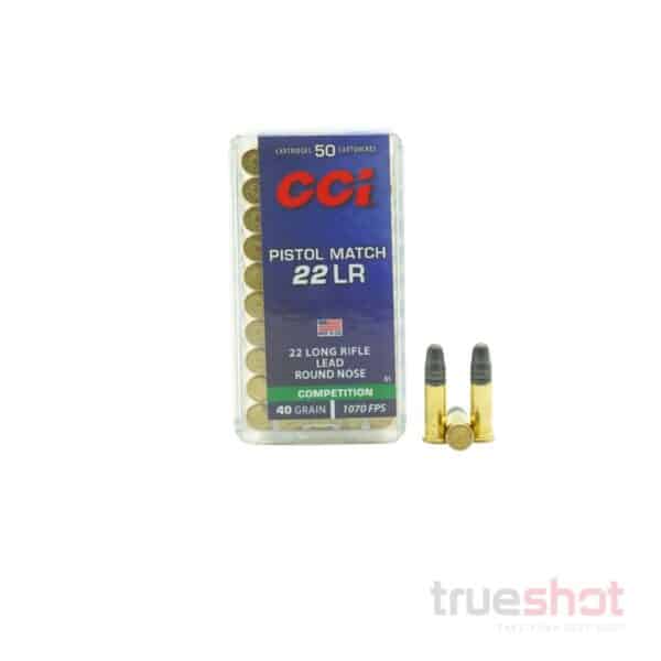 CCI - Pistol Match - 22 Long Rifle - 40 Grain - LRN