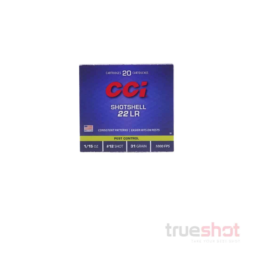 CCI - Shotshell - 22 LR - 31 Grains of #12 Shot