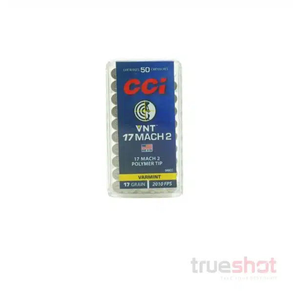CCI - VNT - 17 Mach 2 - 17 Grain - Poly Tip