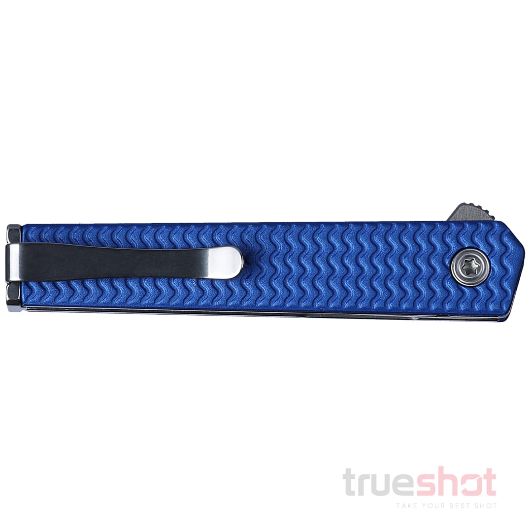 CRKT - CEO Microflipper - Blue - Aluminum - Sandvik 12C27 - 2.36"