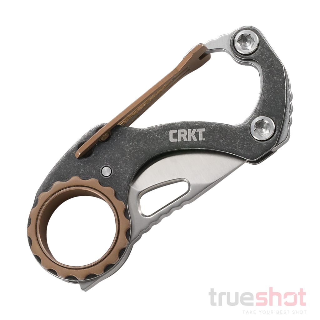 CRKT - Compano Carabiner - Black - Stainless Steel - Steel - 1.42"