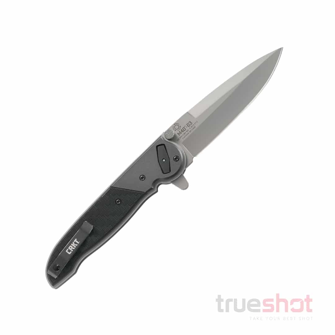 CRKT - M40-03 Spear Point Dead Bolt Lock - Black - GFN - 4116 - 3.50"