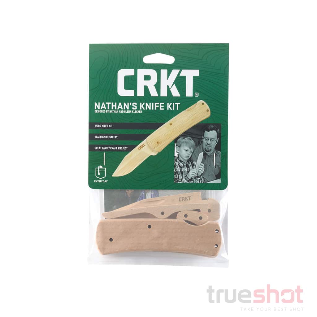 CRKT - Nathan's - Knife Kit - Wood Craft Project - 3.25"