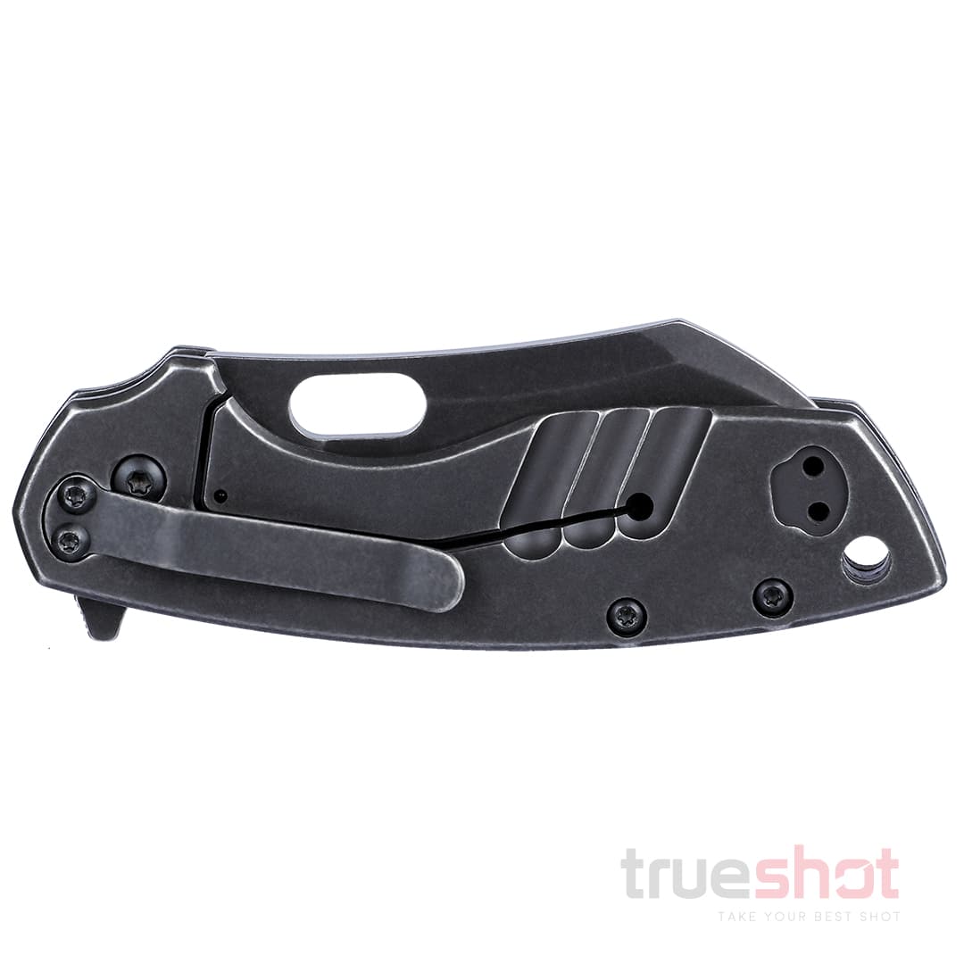 CRKT - Pilar Large Frame Lock Flipper - Gray - Stainless Steel - 8Cr13MoV - 2.67"