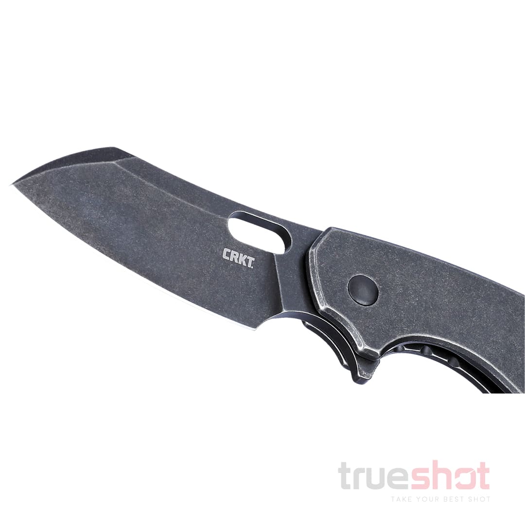 CRKT - Pilar Large Frame Lock Flipper - Gray - Stainless Steel - 8Cr13MoV - 2.67"