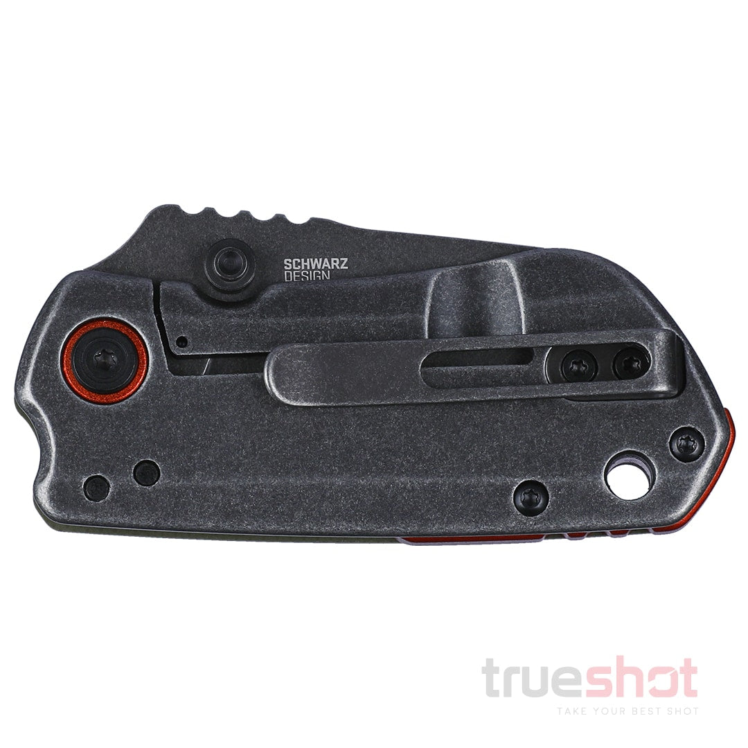 CRKT - Schwarz Overland Compact - OD Green- G-10 - D2 - 2.24"