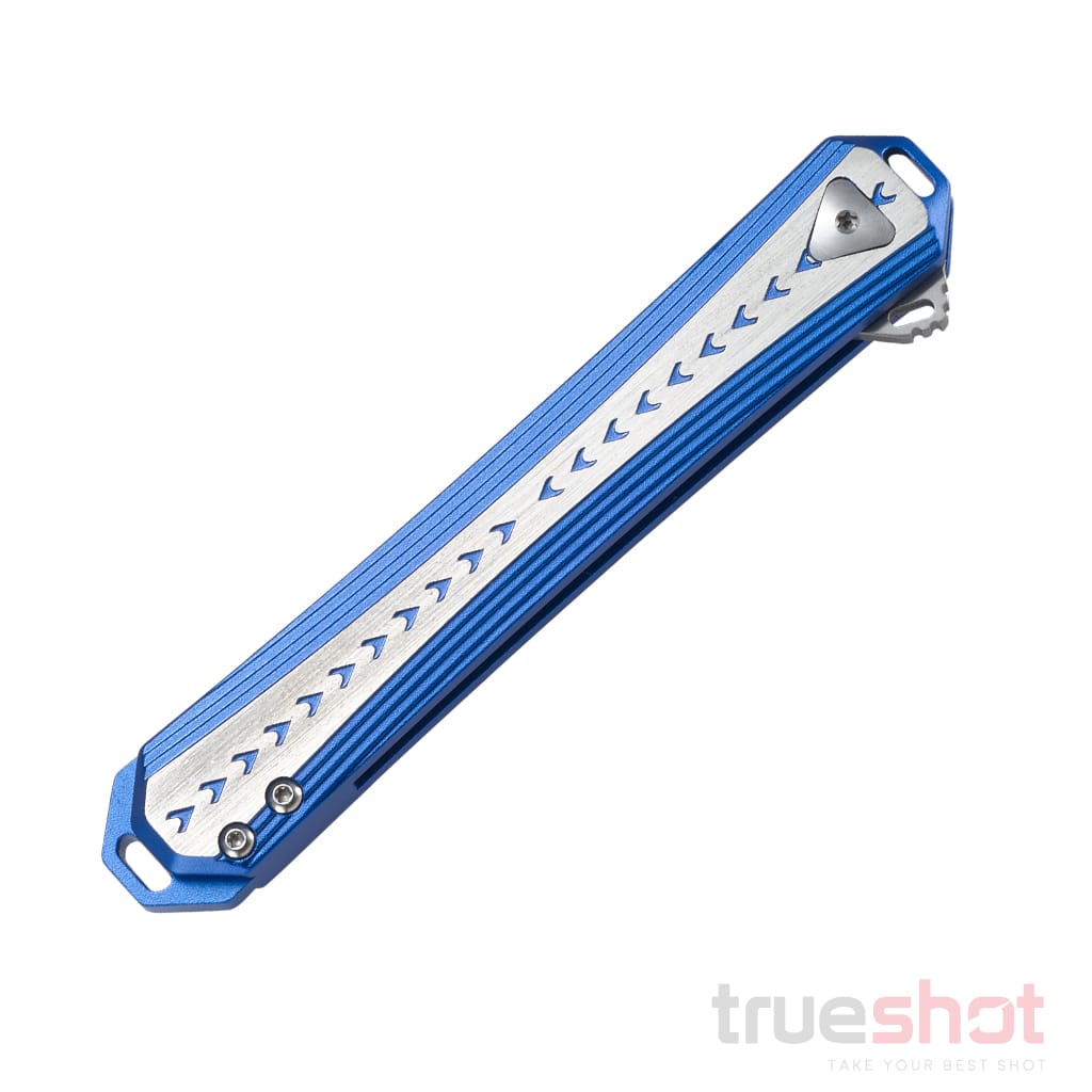 CRKT - Stickler - Blue/Gray - Aluminum - Sandvik 12C27 - 3.40"