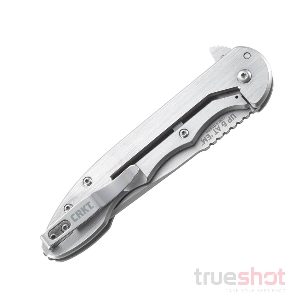 CRKT - Up & At 'Em - Gray - Stainless Steel - 8Cr13MoV - 3.62"