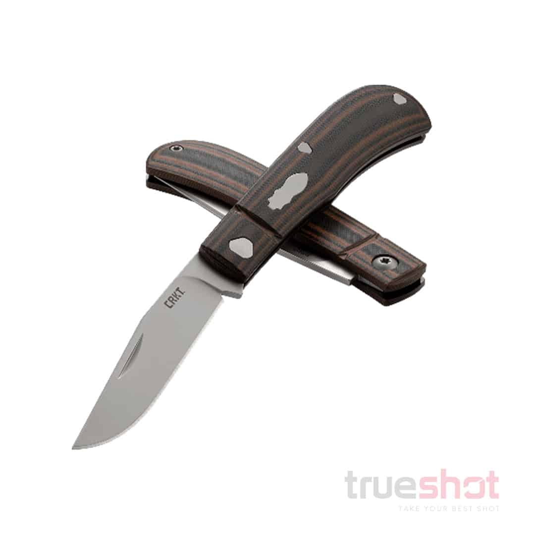 CRKT Venandi Brown Flipper knife