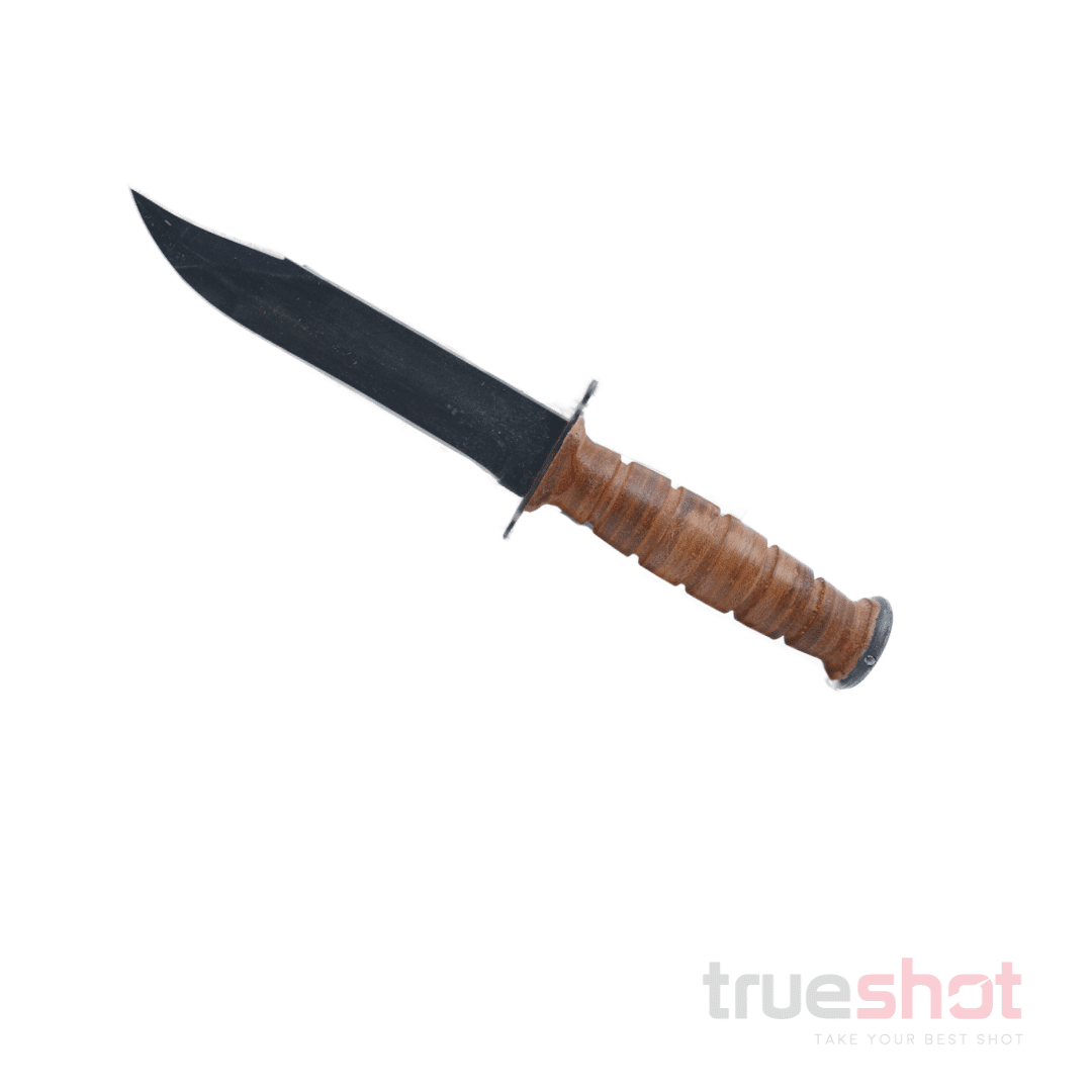 Case - USMC Brown Leather hunter