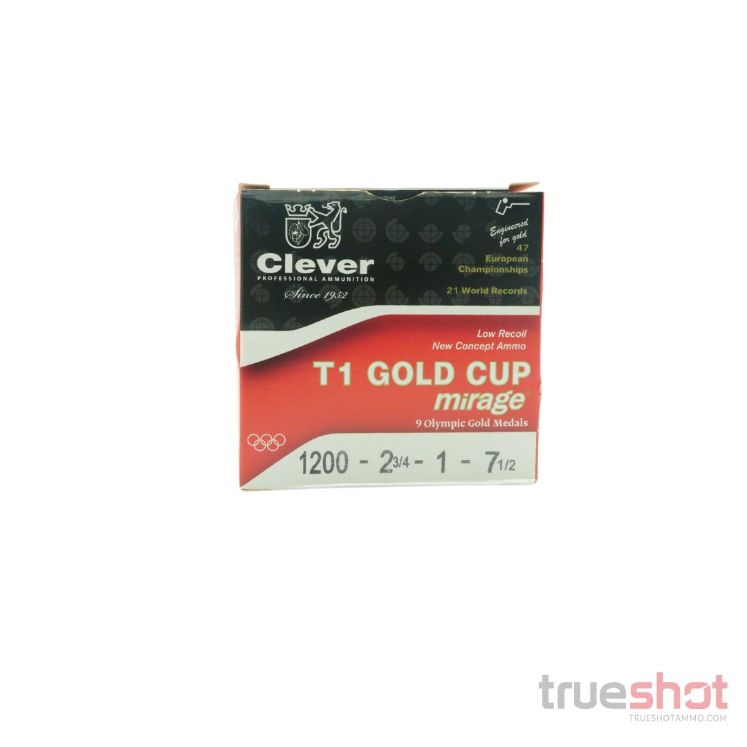 Clever - T1 Mirage Super Target - 12 Gauge - #7.5 Shot - 2.75" - 1 oz. - 1200 FPS