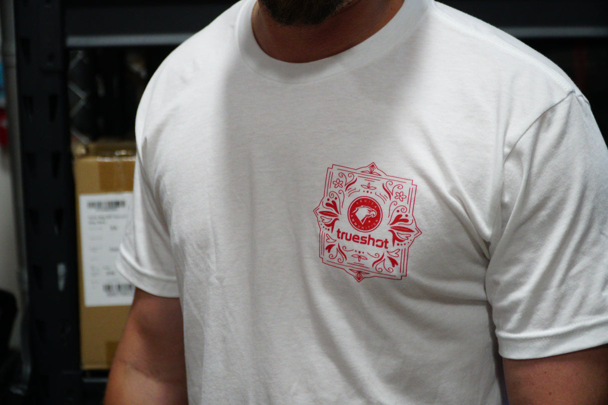 Aguila x True Shot - Sugar Skull - White - T-Shirt