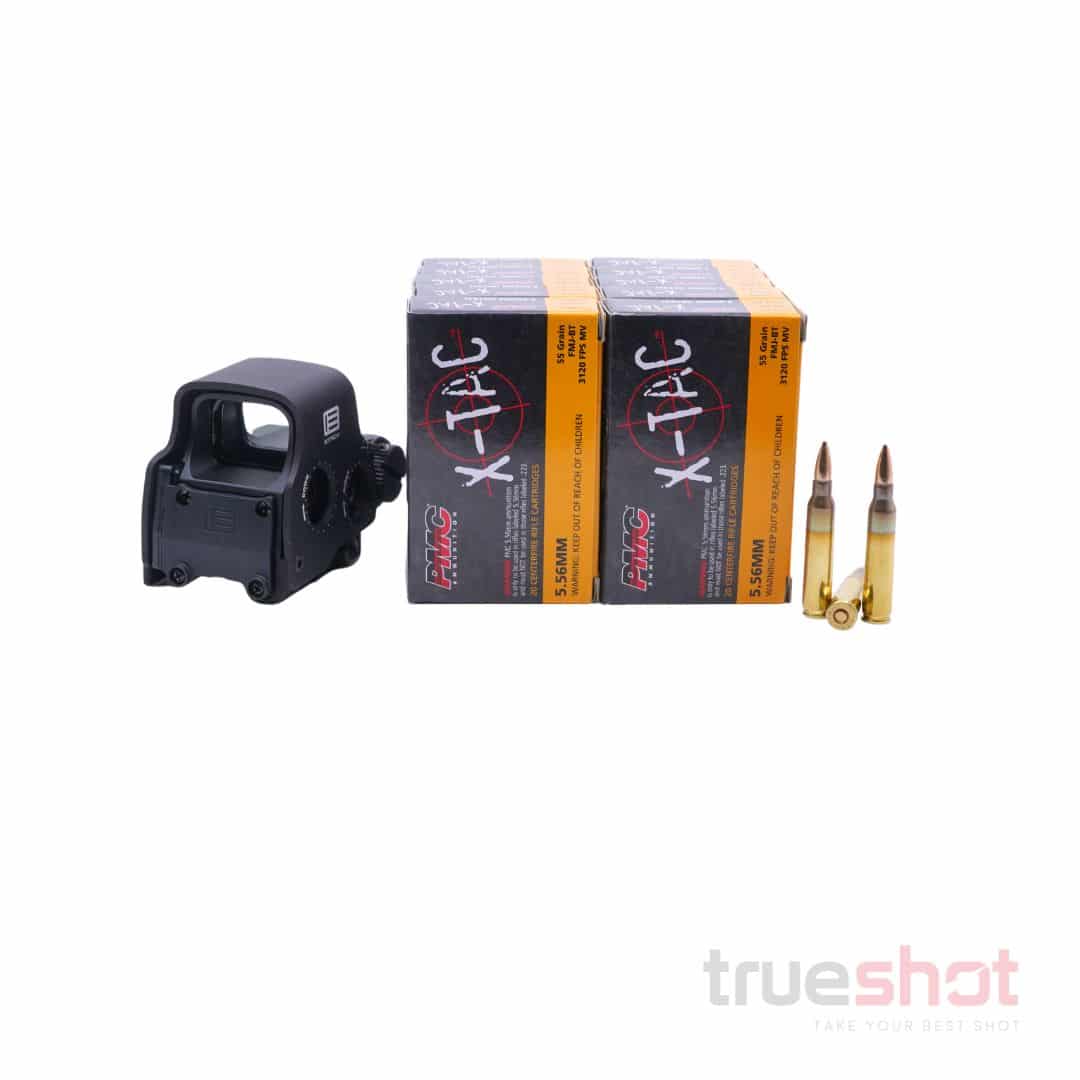 BUNDLE DEAL: EOTech EXPS 3-0 Holographic Rifle Sight and 200 Rounds of Ammo