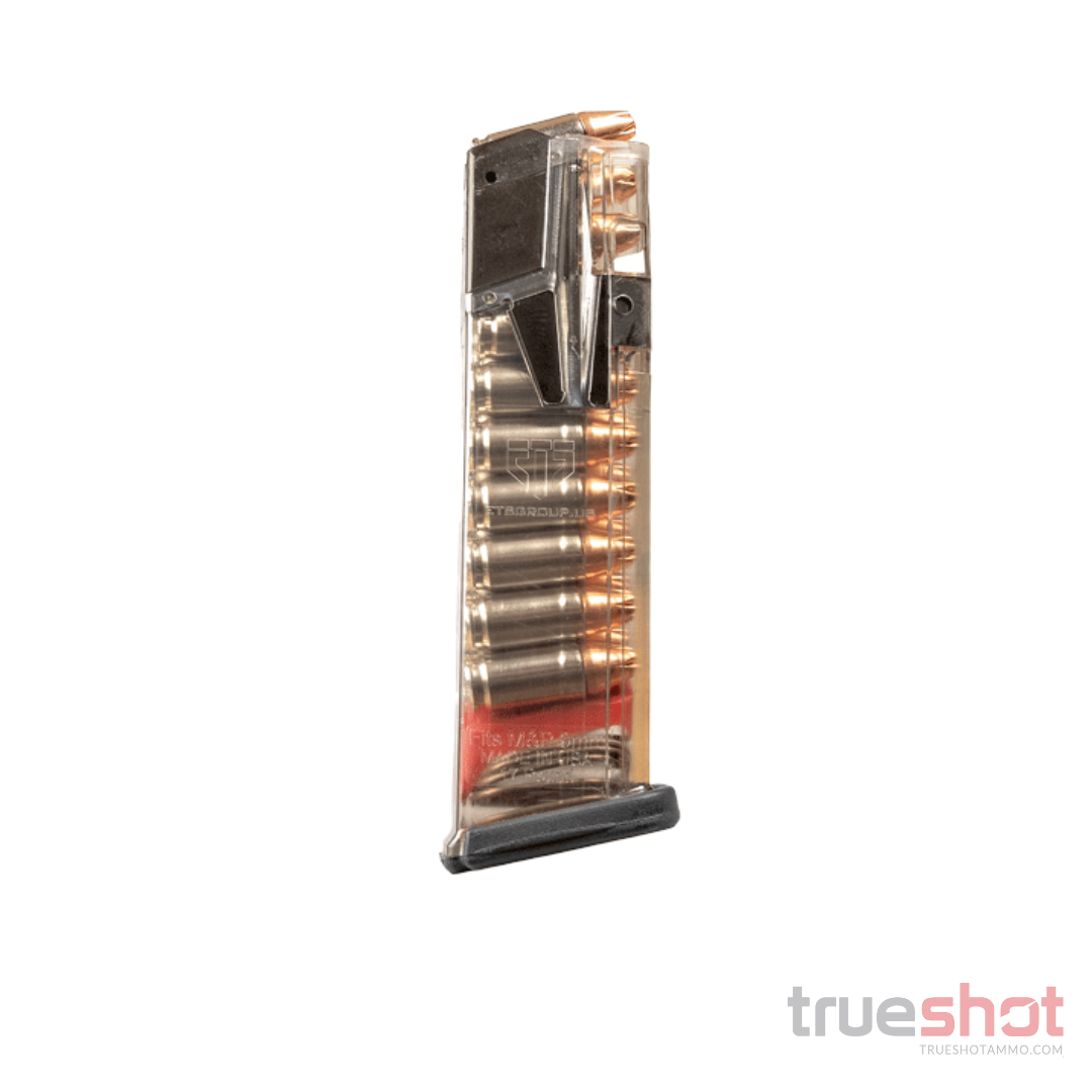 ETS - Omega M&P - 9mm - 17 Round - Clear - Polymer Magazine