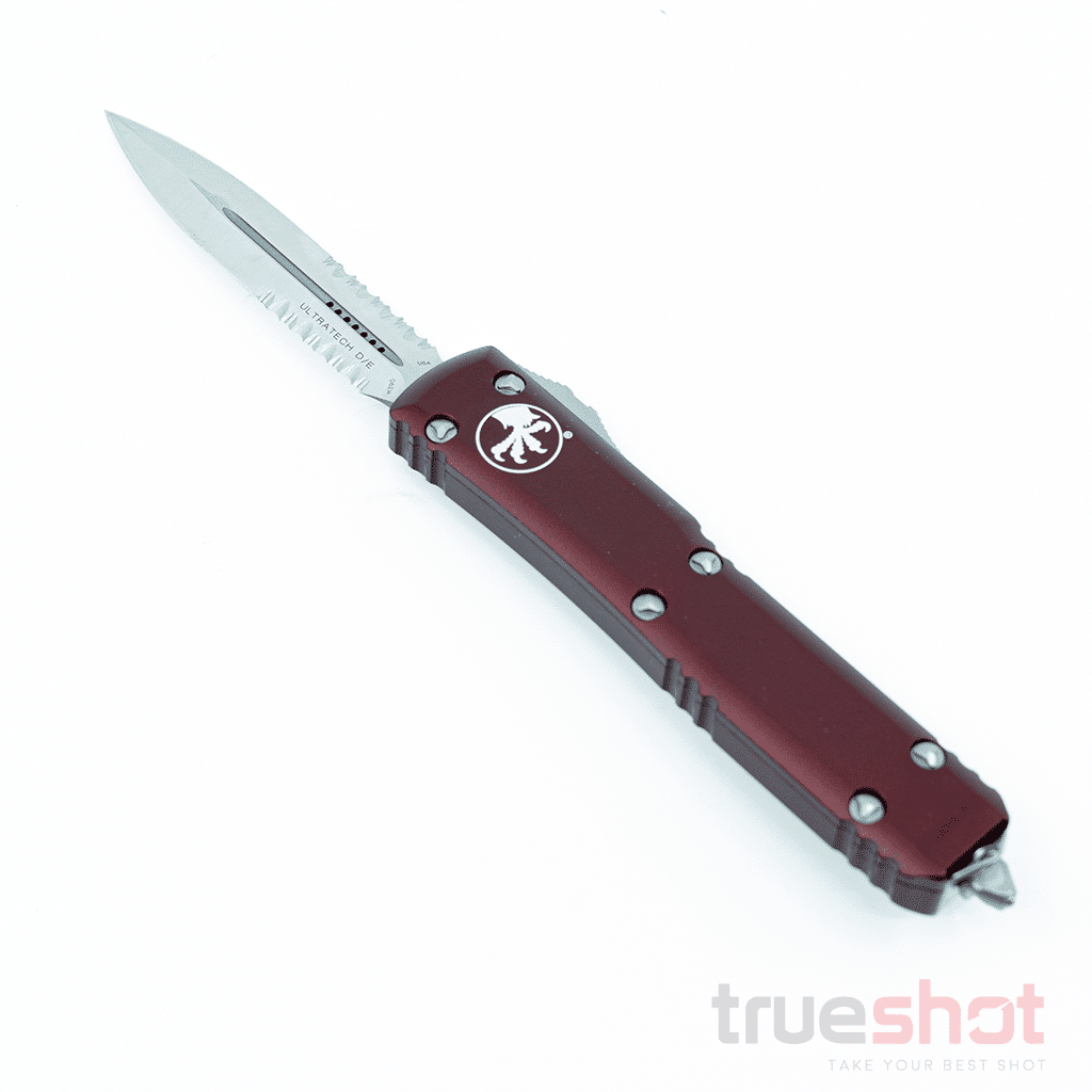 Microtech Ultratech Knife in Merlot Red