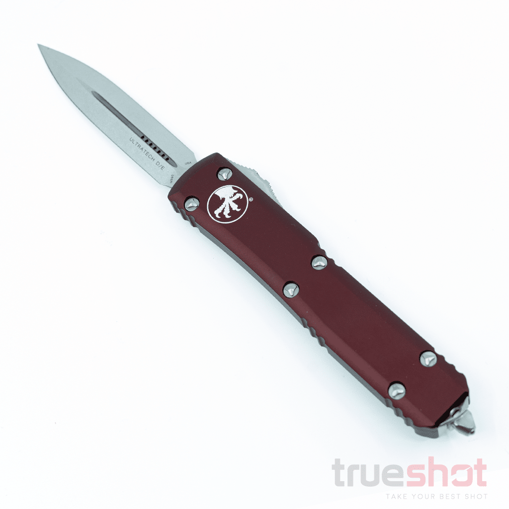 Microtech OTF Auto Knife, Maroon