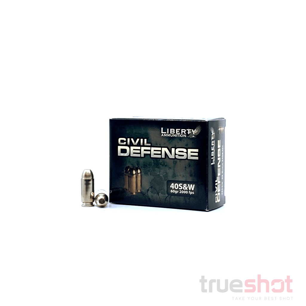 Liberty - Civil Defense - 40 S&W - 60 Grain - FHP