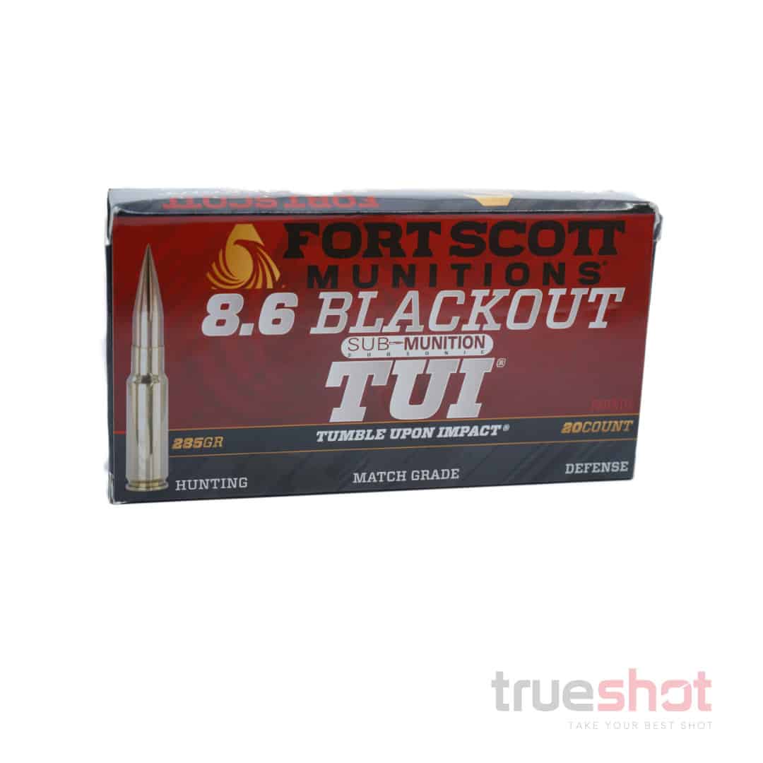 FORT SCOTT-8.6 BLACKOUT -285GR-SUBSONIC-FMJ