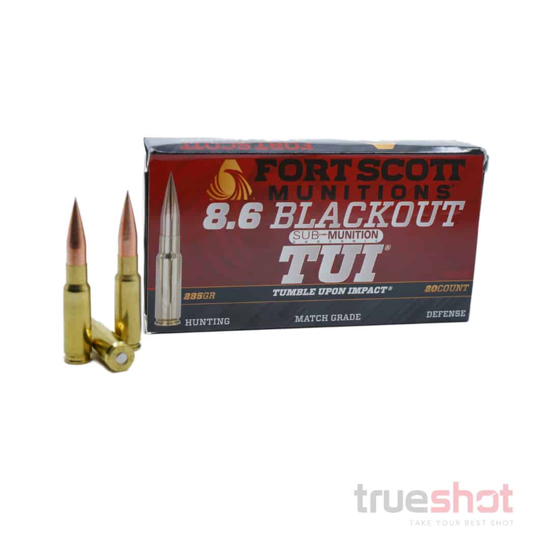 FORT SCOTT-8.6 BLACKOUT -285GR-SUBSONIC-FMJ