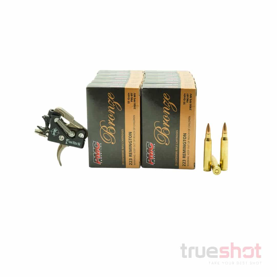 BUNDLE DEAL: Fostech Echo-II Drop In Binary AR-15 Trigger and 200 Rounds of Ammo