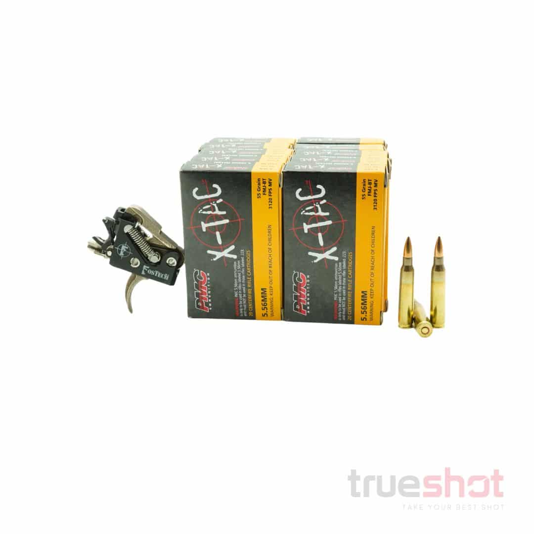 BUNDLE DEAL: Fostech Echo-II Drop In Binary AR-15 Trigger and 200 Rounds of Ammo