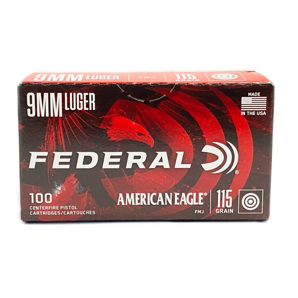 Federal - American Eagle - 9mm - 115 Grain - FMJ