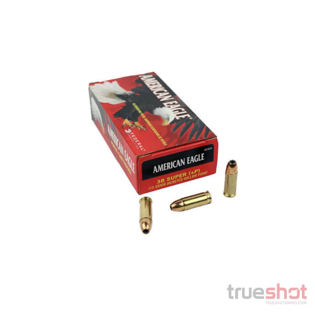 Federal - American Eagle - 38 Super Auto +P - 115 Grain - JHP