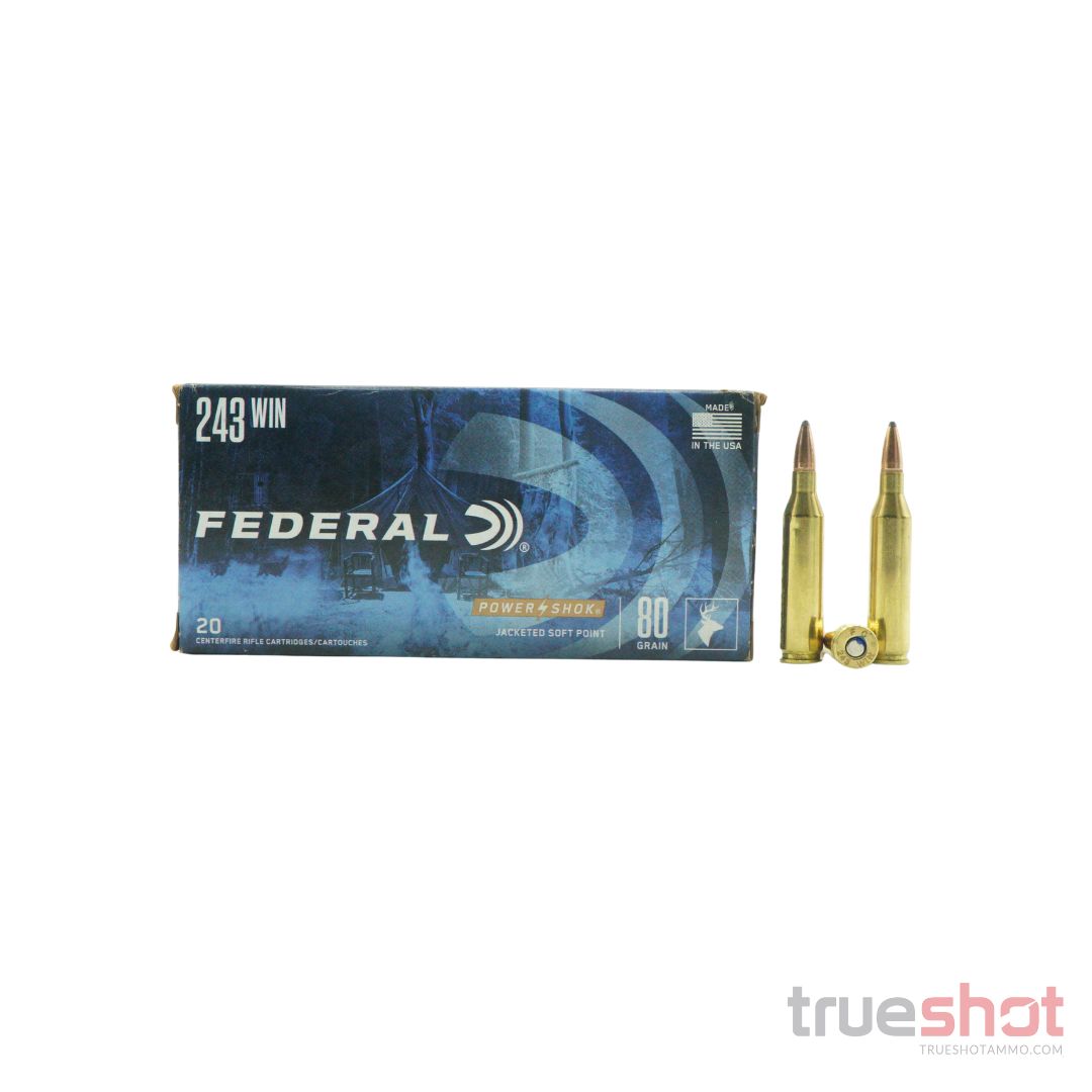 Federal - Power-Shok - 243 Win - 80 Grain - JSP